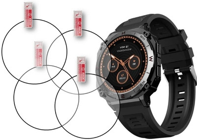 KHWABEEDA Tempered Glass Guard for BOAT ENIGMA X500 W/ 1.43 SMART WATCH (PACK OF 4)(Pack of 4)