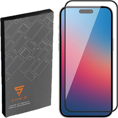 FIVE-O Tempered Glass Guard for Apple iPhone 15 Pro Max(Pack of 2)