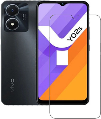 INFINITYWORLD Tempered Glass Guard for vivo Y02s(Pack of 1)