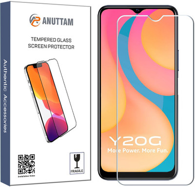ANUTTAM Tempered Glass Guard for Vivo Y20 G(Pack of 1)
