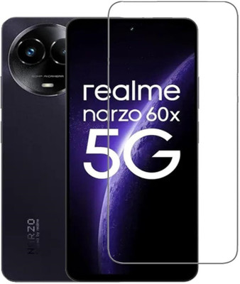 DMJHP Tempered Glass Guard for Realme Narzo 60x 5G(Pack of 1)