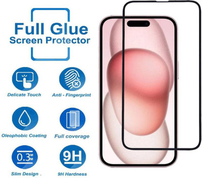 UNIKWORLD Front and Back Tempered Glass for iPhone 15 Plus,iPhone 15 Plus Camera Protector,Screen Protector for iPhone 15 Plus HD Clear, Bubble Free,9H Hardness(Pack of 1)