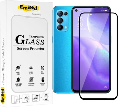 EmBed Tempered Glass Guard for Oppo Find X3 Lite(Pack of 1)