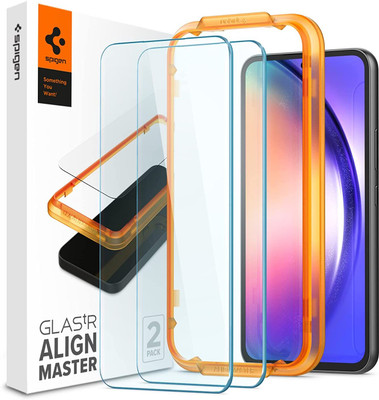Spigen Tempered Glass Guard for Samsung Galaxy A54(Pack of 2)