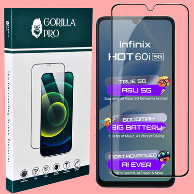 GORILLA PRO Tempered Glass Guard for Infinix HOT 60i 5G ( Screen Protector for Smart Phone, Gorilla Pro Glass )(Pack of 1)
