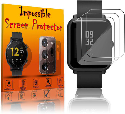 FCS Edge To Edge Screen Guard for Amazfit Bip(Pack of 3)