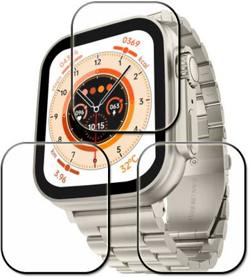 tombik Tempered Glass Guard for 76ccr-Fire-Boltt Jupiter Luxe Smartwatch(Pack of 3)