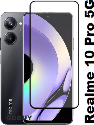 GDBUY Tempered Glass Guard for Realme 10 Pro 5G(Pack of 1)