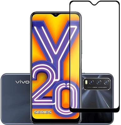 Caseworm Tempered Glass Guard for Vivo Y20s edge to edge 11D tempered glass(Pack of 1)