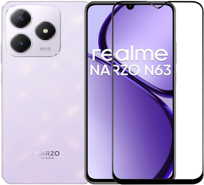 DSCASE Tempered Glass Guard for realme Narzo N63 5G(Pack of 1)