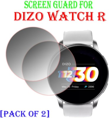 YCHROZE Tempered Glass Guard for DIZO WATCH R(Pack of 2)