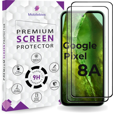 Mobilebies Tempered Glass Guard for Google Pixel 8A OG Premium Screen Protector(Pack of 2)