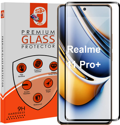 STP FEEL Tempered Glass Guard for Realme 11 Pro /Realme 11 Pro Plus/ Realme 10 Pro Plus 5G Advanced Black Border Screen Protector Guard(Pack of 1)