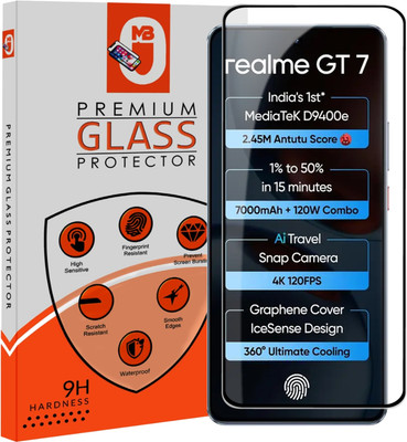 Maxboost Tempered Glass Guard for Realme GT 7 5G Premium Screen Protector Guard with Easy Installation Kit(Pack of 1)