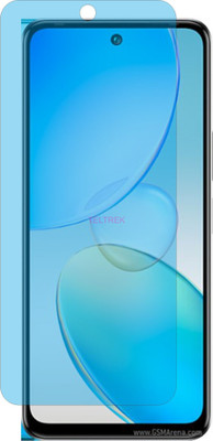 TELTREK Tempered Glass Guard for INFINIX HOT 12 X6817B (UV AntiBlue Light Protection)(Pack of 1)