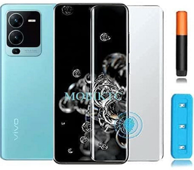 PROTE Edge To Edge Tempered Glass for for Vivo V25 Pro 5G UV Tempered Glass Screen Coverage UV Screen Protector Guard(Pack of 1)