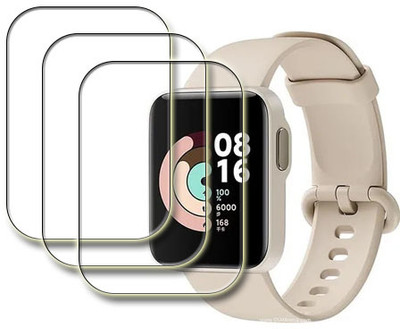 MUTAALI Tempered Glass Guard for Xiaomi Mi Watch Lite smart watch(Pack of 3)