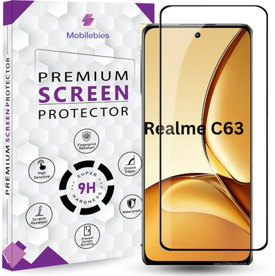 Mobilebies Tempered Glass Guard for Realme C63,N63,61 5G Premium Screen Protector Guard with Easy Installation Kit(Pack of 1)