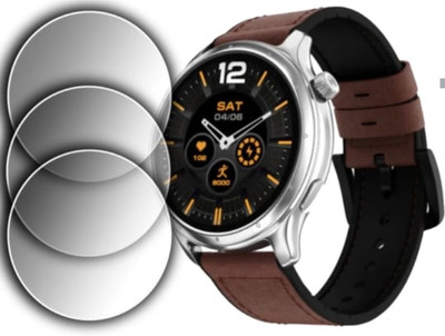 DB Tempered Glass Guard for NOISEFIT CREW PRO SMART WATCH TEMPERED GLASS ( PACK OF 3)(Pack of 3)