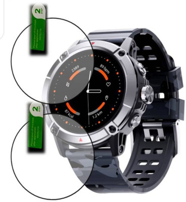 DB Tempered Glass Guard for AMBRANE CREST PRO 1.52 SMART WATCH TEMPERED GLASS (PACK OF 2)(Pack of 2)