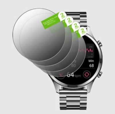 ZIDZEE Tempered Glass Guard for NOISEFIT EVOLVE 5 SMART WATCH TEMPERED GLASS ( PACK OF 4)(Pack of 4)