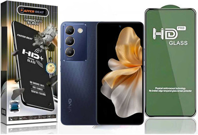 FAIYER BEAT Tempered Glass Guard for Premium high definition Tempered Glass For vivo v30 lite (high definition finish,Pack Of 1) Advanced gaming high definition Full Screen Coverage Screen Protector for vivo v30 lite(Pack of 1)