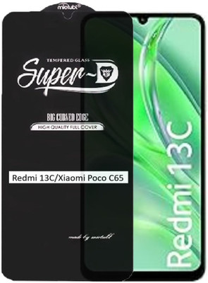 Valimai Tempered Glass Guard for Redmi 13C, Oleo phobic coating and the 9h hardness(Pack of 1)