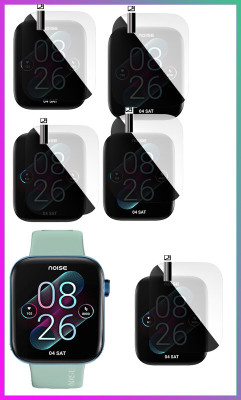 daffin Tempered Glass Guard for Noise ColorFit Impact(Pack of 5)
