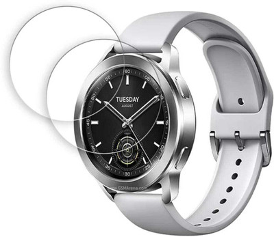 DOWRVIN Tempered Glass Guard for XIAOMI WATCH S3 WATCH SCREEN GUARD(Pack of 2)