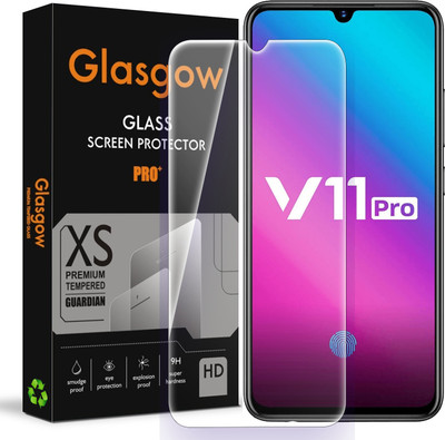 Glasgow Tempered Glass Guard for Vivo V11 Pro(Pack of 1)