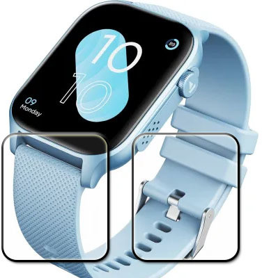tombik Tempered Glass Guard for 79wa-boAt Ultima Ember Smartwatch(Pack of 2)