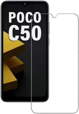 SRT Tempered Glass Guard for Poco C50(Pack of 1)