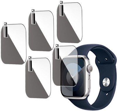 daffin Tempered Glass Guard for Apple Watch Series 9(Pack of 5)