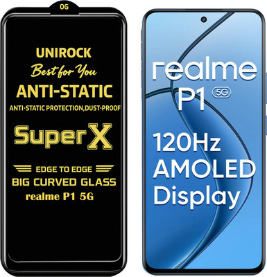 Unirock Tempered Glass Guard for realme P1 5G(Pack of 1)