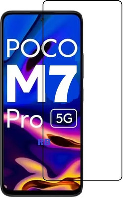 INFISRI Edge To Edge Tempered Glass for Poco M7 Pro 5G(Pack of 1)