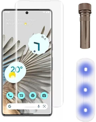 AACL Tempered Glass Guard for Premium Tempered Glass Design for Google Pixel 7 Pro 5G Advanced Border Less Full Edge to Edge UV Screen Protector and Easy Installation Kit-(Pack of 1)