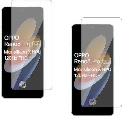 ISAAK Tempered Glass Guard for OPPO Reno8 Pro 5G(Pack of 2)