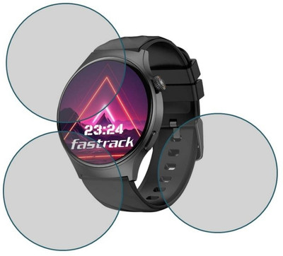 ZIDZEE Tempered Glass Guard for FASTRACK OPTIMUS PRO 1.43 SMART WATCH TEMPERED GLASS (PACK OF 3)(Pack of 3)