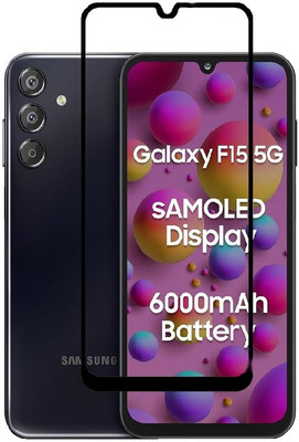 1DOLLAR Edge To Edge Tempered Glass for Samsung Galaxy F15 5G-Edge To Edge Coverage-High Definition(HD) clarity(Pack of 1)