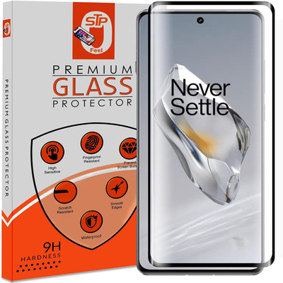 STP FEEL Tempered Glass Guard for oneplus 12r, One Plus 12, Oneplus 12, Oneplus 12 5G, 1+12r Advanced Black Border Screen Protector Guard(Pack of 1)