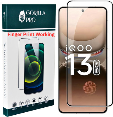 GORILLA PRO Tempered Glass Guard for realme 13 5G, ( Fingerprint Working )(Pack of 1)