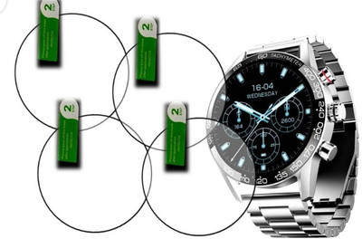 DB Tempered Glass Guard for BOAT ENIGMA Z40 1.32 SMART WATCH TEMPERED GLASS (PACK Of 4 )(Pack of 4)