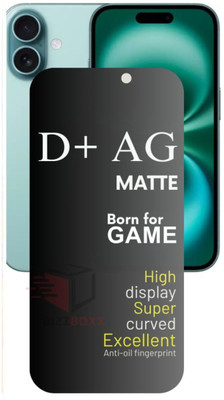 GORILLA PRO Tempered Glass Guard for Apple iPhone 16 Pro Max ( D+ AG MATTE Born For GAME )(Pack of 1)
