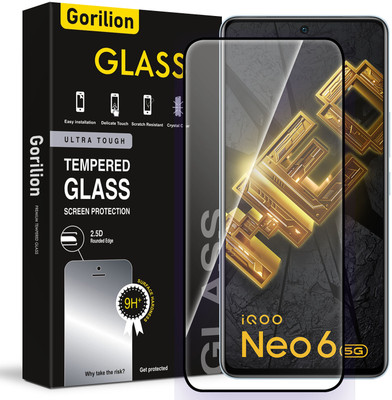 Gorilion Tempered Glass Guard for IQOO Neo 6 5G(Pack of 1)