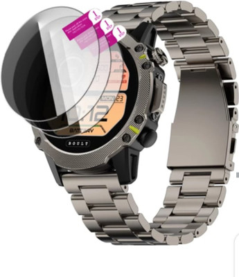 DOWRVIN Tempered Glass Guard for BOULT STERLING PRO SMART WATCH TEMPERED GLASS (PACK OF 3)(Pack of 3)