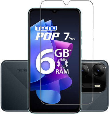 INFINITYWORLD Tempered Glass Guard for Tecno POP 7 Pro(Pack of 1)