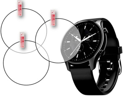 DOWRVIN Tempered Glass Guard for BOAT LUNAR CONNECT PLUS 1.43 SMART WATCH TEMPERED GLASS ( PACK OF 3)(Pack of 3)