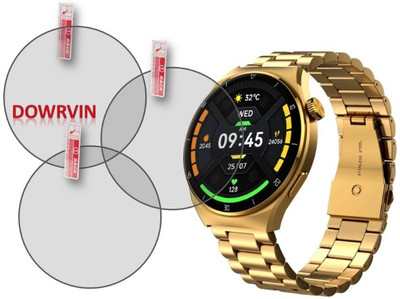 DOWRVIN Tempered Glass Guard for BEATXP VEGA X 1.43 AMODED BT CALLING SMART WATCH (PACK OF 3)(Pack of 3)