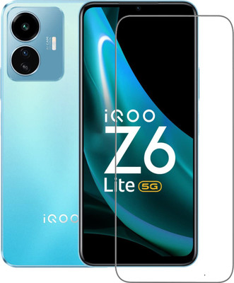 BRENZZ Tempered Glass Guard for iQOO Z6 Lite 5G(Pack of 1)