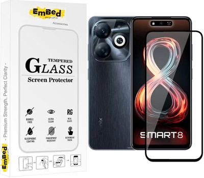 EmBed Tempered Glass Guard for Infinix Smart 8 Pro(Pack of 1)